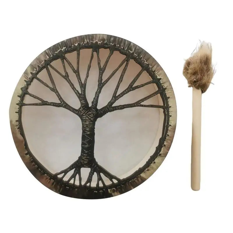Shaman Drum Spiritual Instrument With Drum Stick Sound Healer
