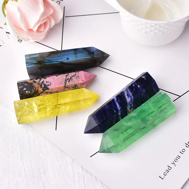 Natural Crystal Point Wand