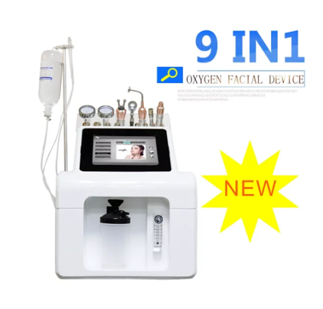 2024 New Skincare Hyo Microdermabrasion Facial 9 in 1 Portable  Beauty Facial Machine