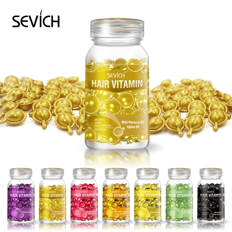 Sevich 3PCS/SET Keratin Complex Oil Hair Vitamin Capsule Set