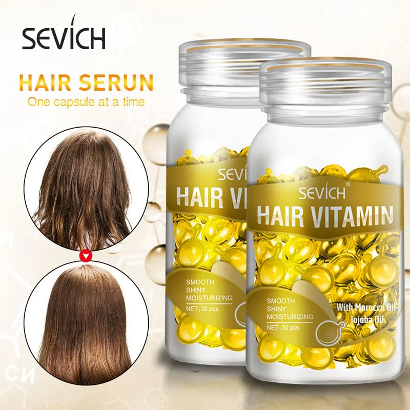 Sevich 3PCS/SET Keratin Complex Oil Hair Vitamin Capsule Set