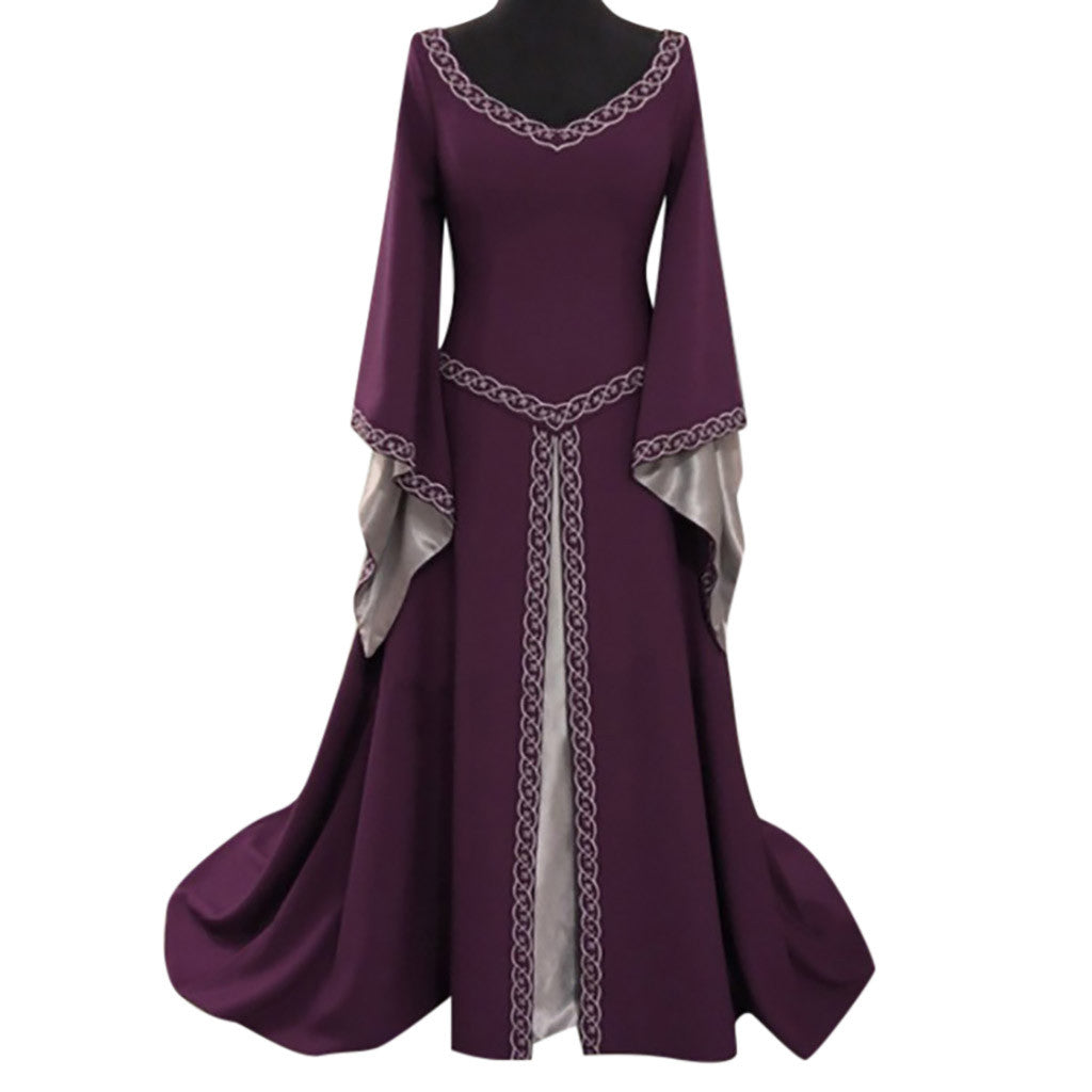 Medieval Palace Princess Dress Women Costumes Long Dress