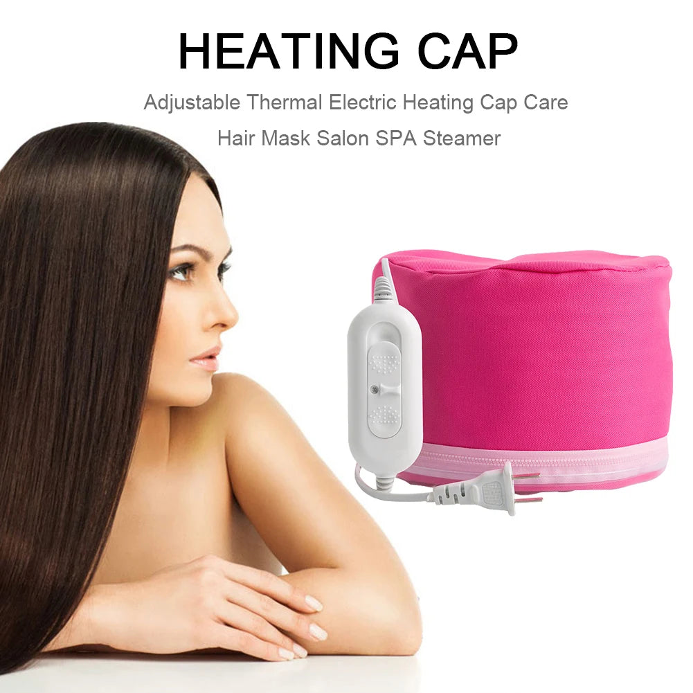 Adjustable Heating Hair Cap Steamer Nourishing Thermal Treatment