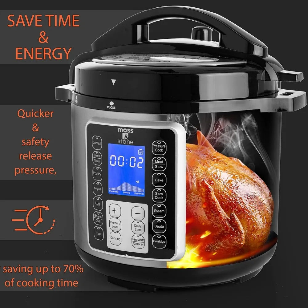 Electric Pressure Cooker with Large LED Display