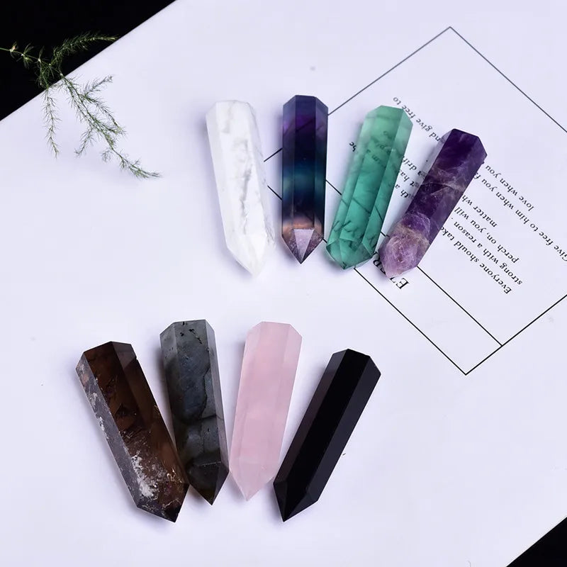 Natural Crystal Point Wand