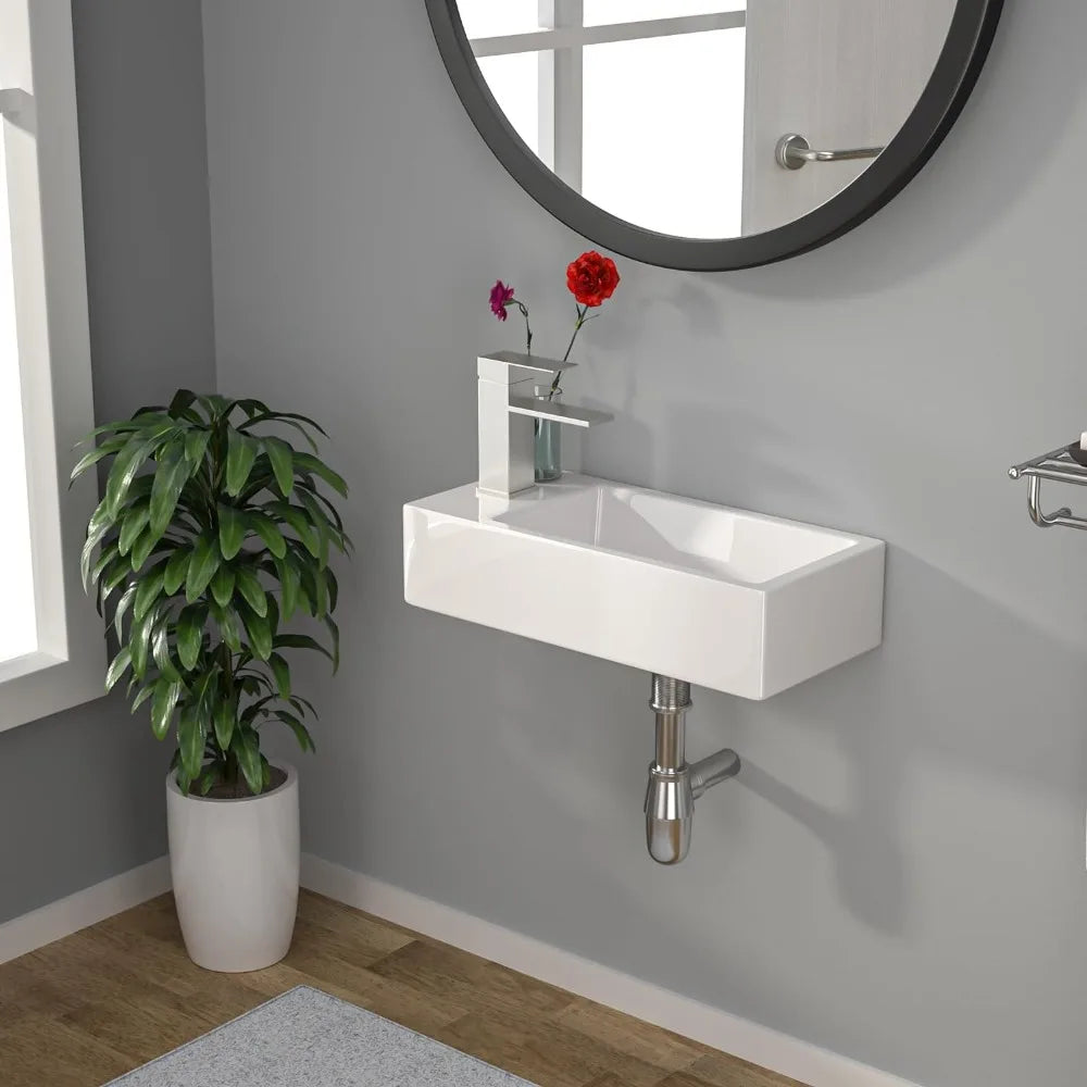 Bathroom Wall-hung Small Container Sink