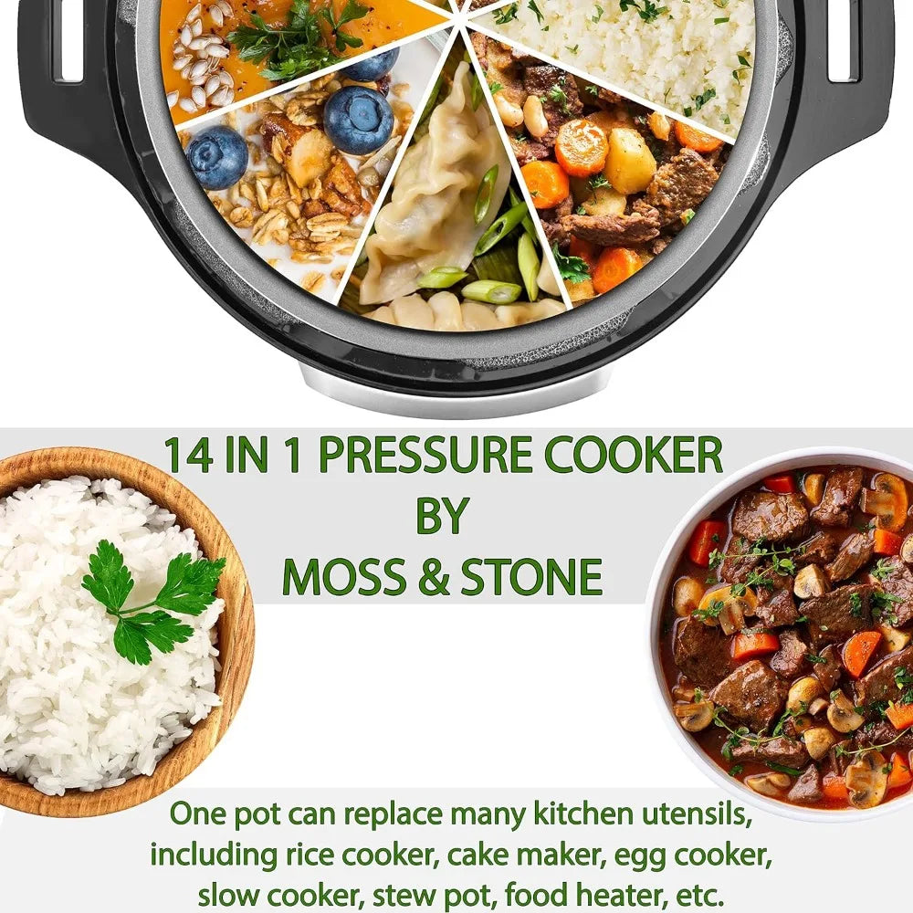 Electric Pressure Cooker with Large LED Display