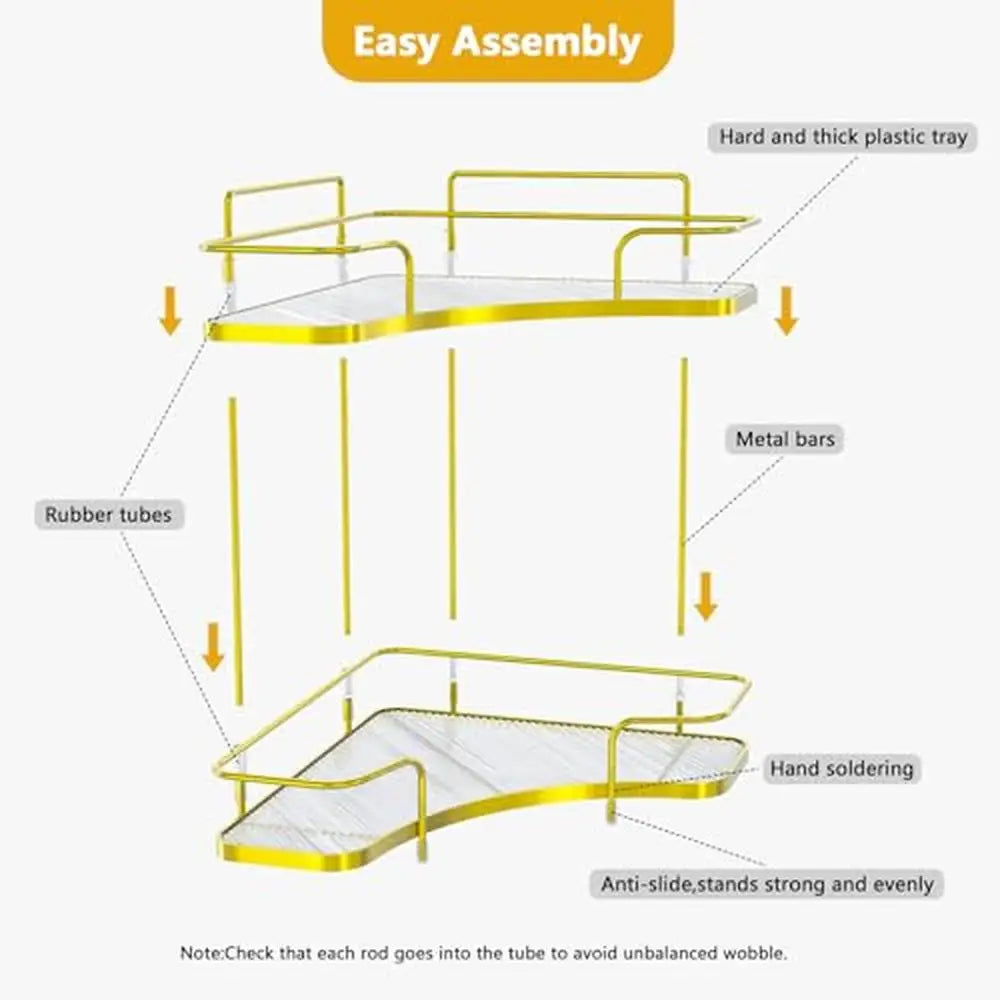 Corner Bathroom Counter Organizer