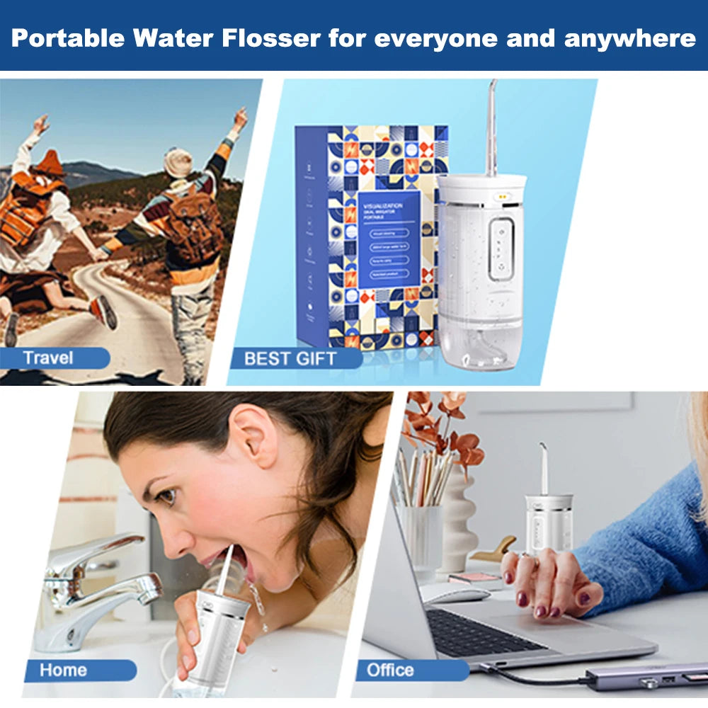 Cordless Water Flosser Portable Oral Irrigator