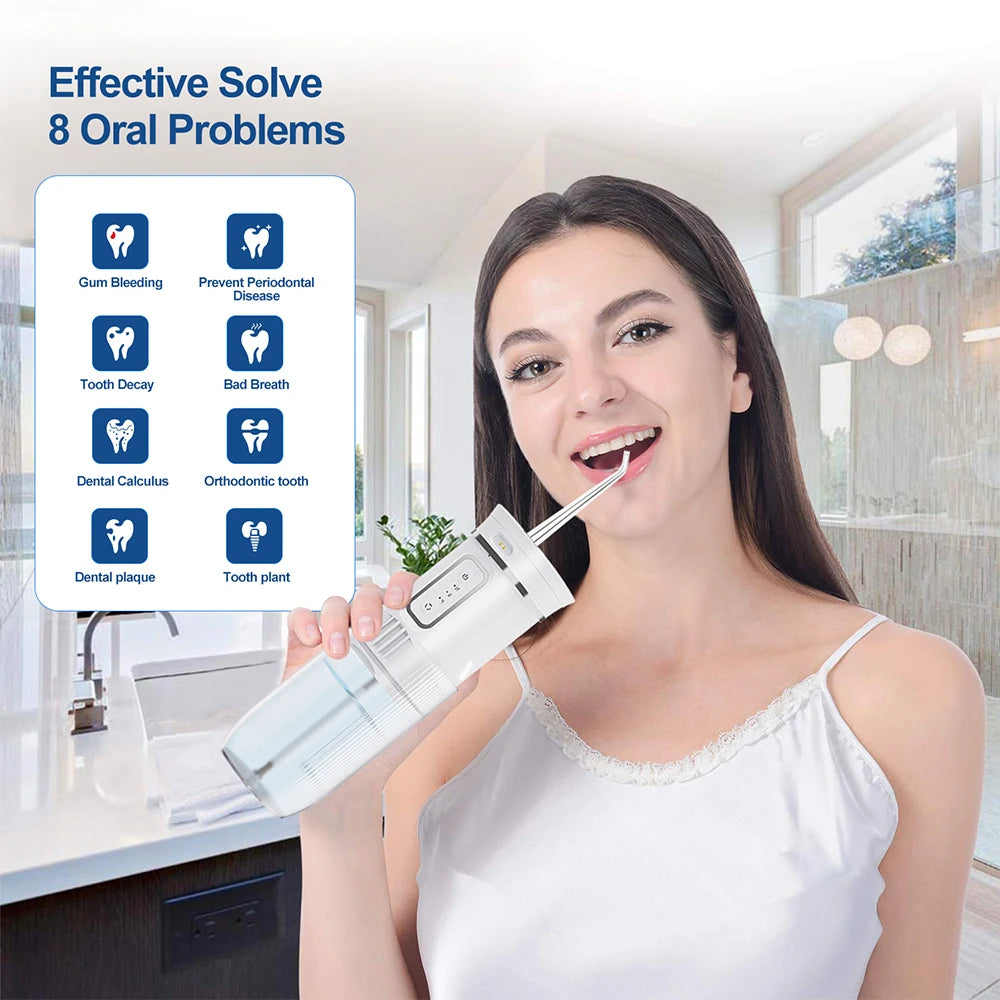 Cordless Water Flosser Portable Oral Irrigator