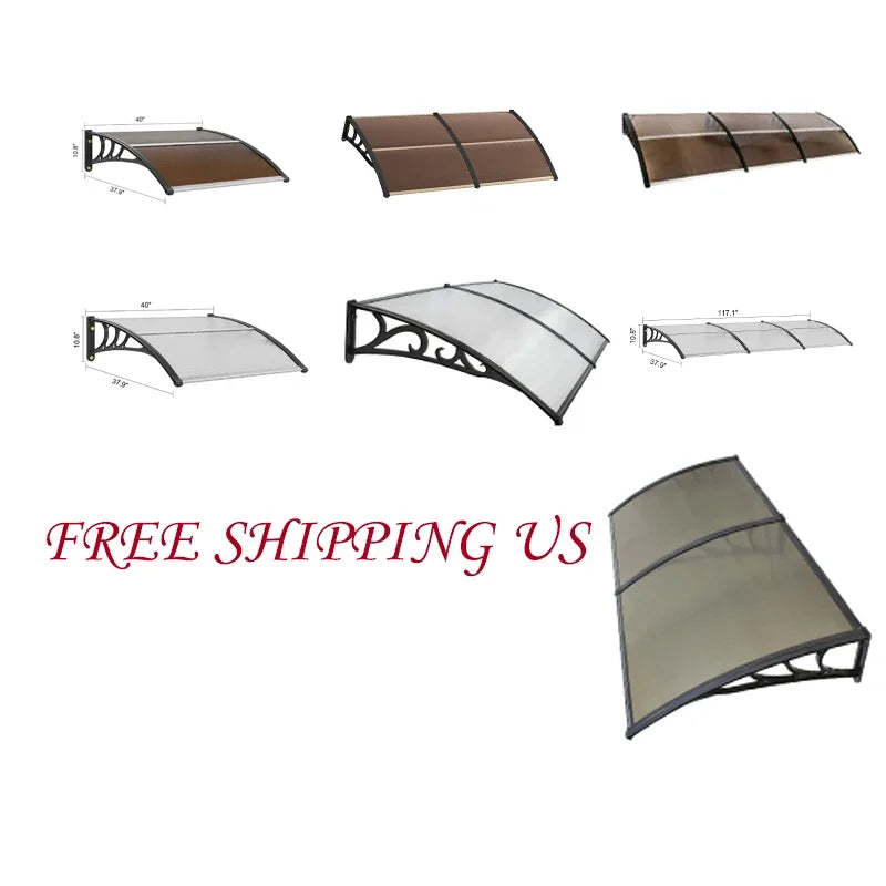 80"*40*Front Door Canopy Outdoor