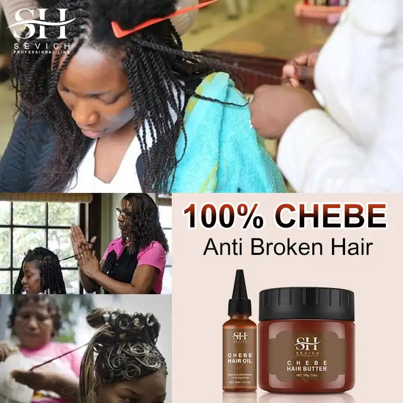 Africa Traction Alopecia Hair Growth Oil 100g Anti-break Moisturize Hair Mask Hair Loss Treatment Crazy Thicken Hair Care Sevich