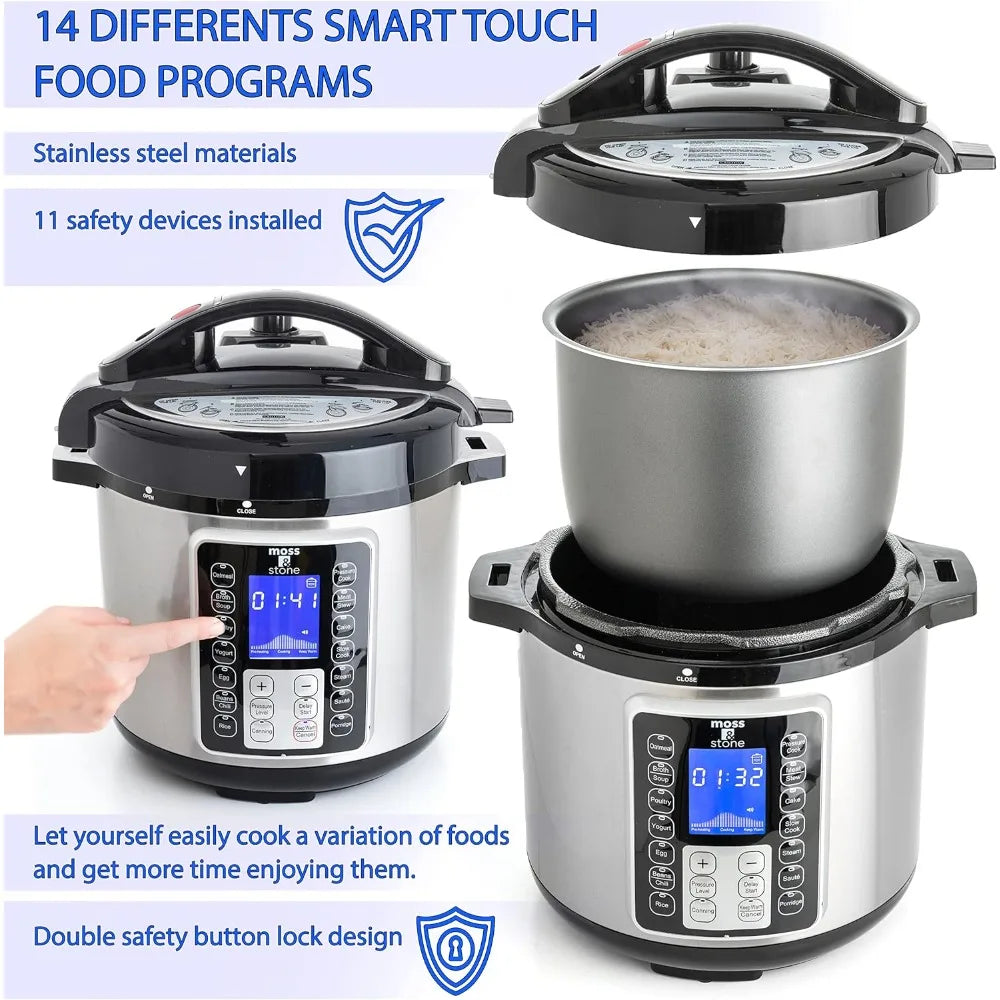 Electric Pressure Cooker with Large LED Display